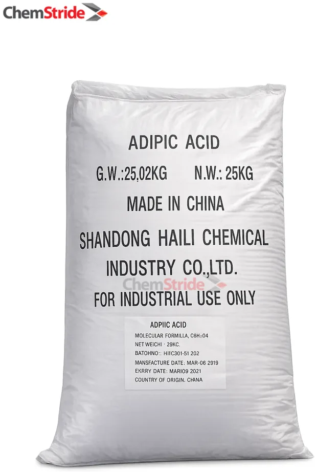 Adipic Acid Haili packaging as supplied by ChemStride