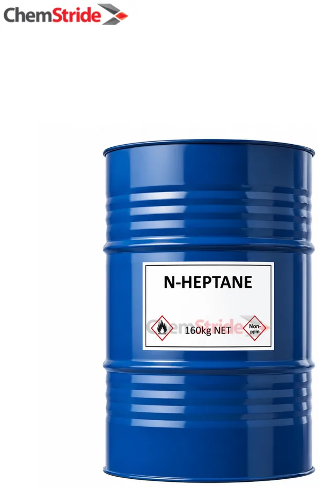 n-Heptane packaging as supplied by ChemStride