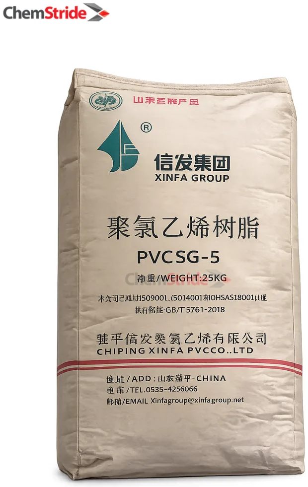PVC Xinfa packaging as supplied by ChemStride